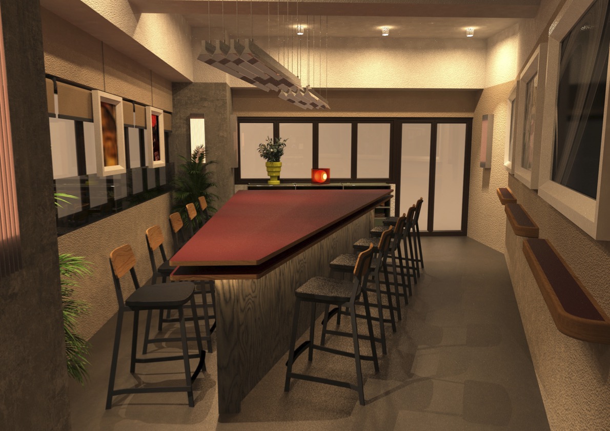 The lounge bar